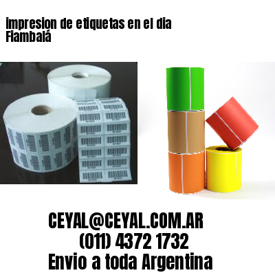 impresion de etiquetas en el dia Fiambalá