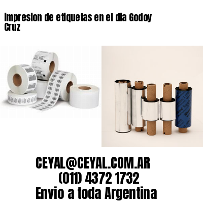 impresion de etiquetas en el dia Godoy Cruz