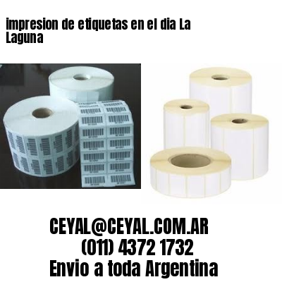 impresion de etiquetas en el dia La Laguna