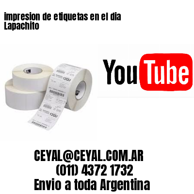 impresion de etiquetas en el dia Lapachito