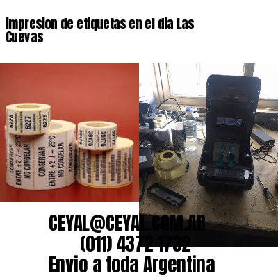 impresion de etiquetas en el dia Las Cuevas