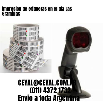 impresion de etiquetas en el dia Las Gramillas