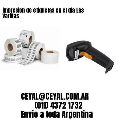 impresion de etiquetas en el dia Las Varillas