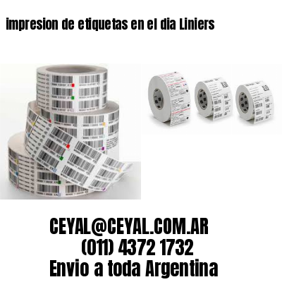 impresion de etiquetas en el dia Liniers