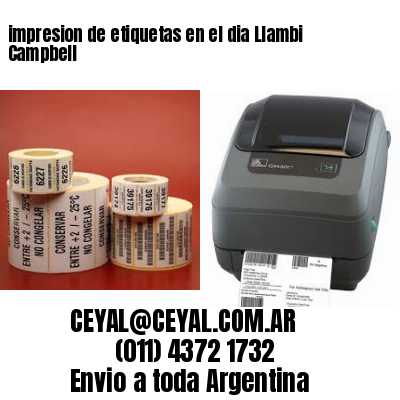 impresion de etiquetas en el dia Llambi Campbell