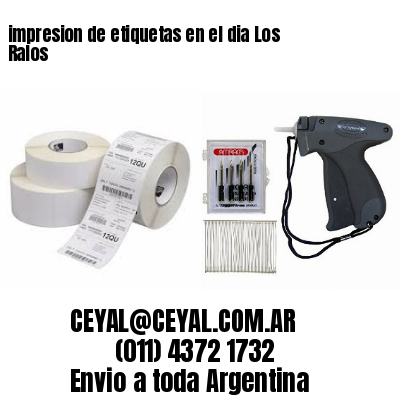 impresion de etiquetas en el dia Los Ralos