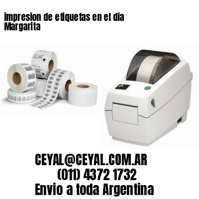 impresion de etiquetas en el dia Margarita
