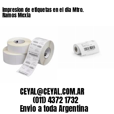 impresion de etiquetas en el dia Mtro. Ramos Mexia