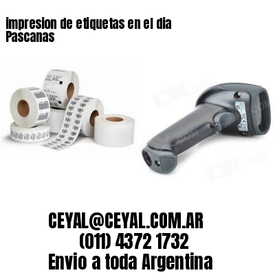 impresion de etiquetas en el dia Pascanas