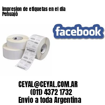 impresion de etiquetas en el dia Pehuajó