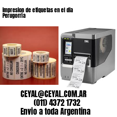impresion de etiquetas en el dia Perugorría