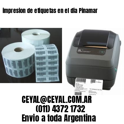 impresion de etiquetas en el dia Pinamar