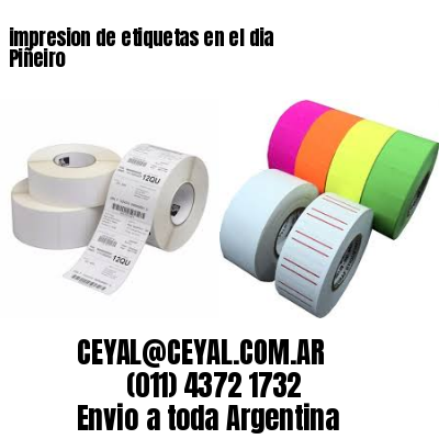 impresion de etiquetas en el dia Piñeiro