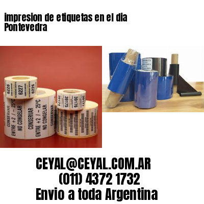 impresion de etiquetas en el dia Pontevedra