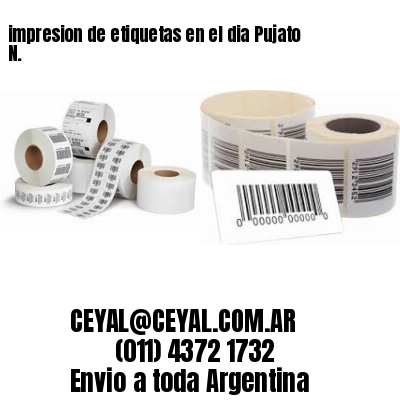impresion de etiquetas en el dia Pujato N.