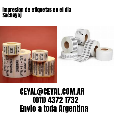 impresion de etiquetas en el dia Sachayoj