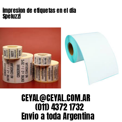 impresion de etiquetas en el dia Speluzzi