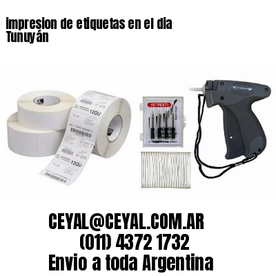 impresion de etiquetas en el dia Tunuyán
