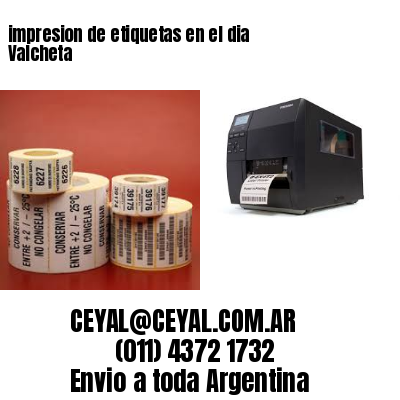 impresion de etiquetas en el dia Valcheta