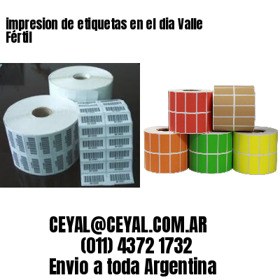 impresion de etiquetas en el dia Valle Fértil