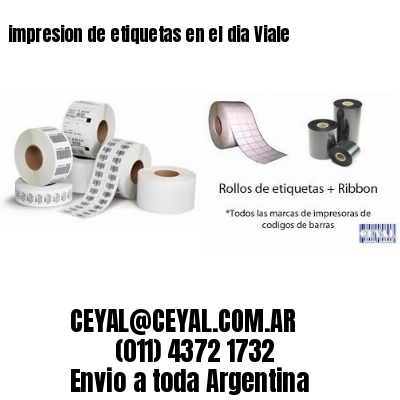 impresion de etiquetas en el dia Viale