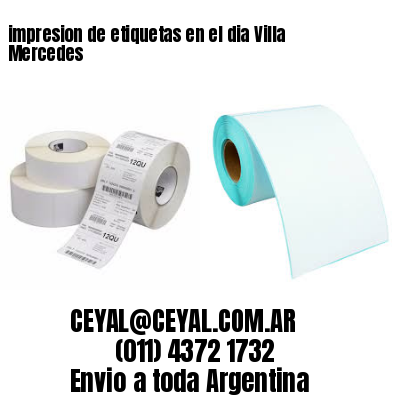 impresion de etiquetas en el dia Villa Mercedes