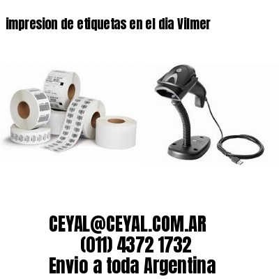 impresion de etiquetas en el dia Vilmer