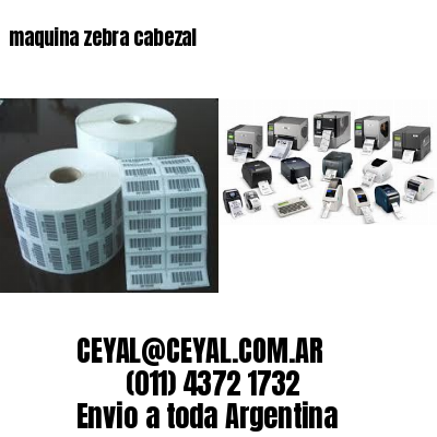 maquina zebra cabezal