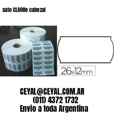 sato CL608e cabezal