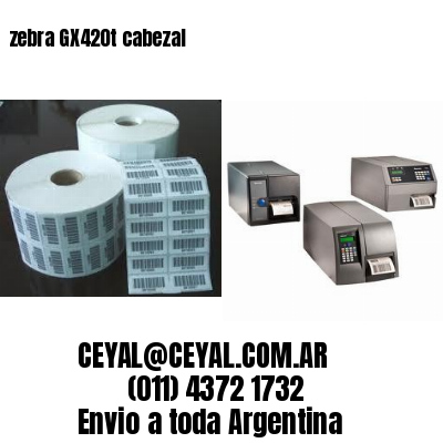 zebra GX420t cabezal