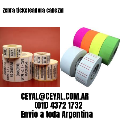 zebra ticketeadora cabezal