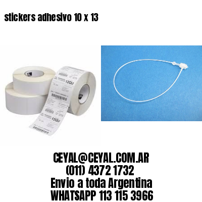 stickers adhesivo 10 x 13