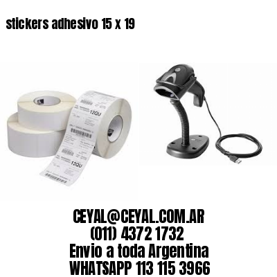 stickers adhesivo 15 x 19