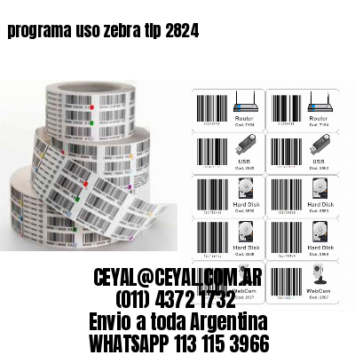 programa uso zebra tlp 2824