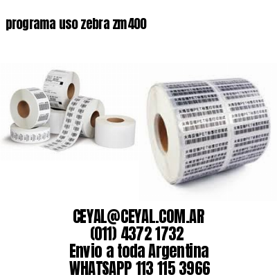 programa uso zebra zm400