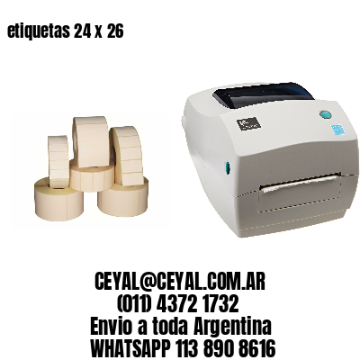 etiquetas 24 x 26