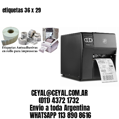etiquetas 36 x 29