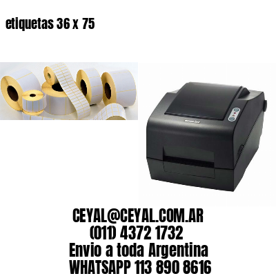 etiquetas 36 x 75