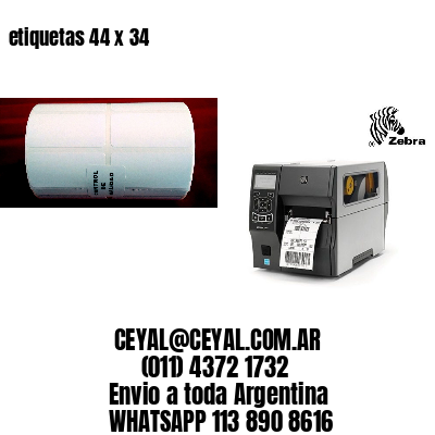 etiquetas 44 x 34