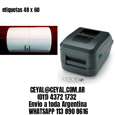 etiquetas 48 x 60