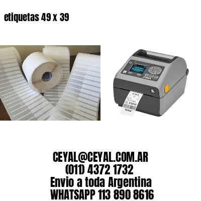 etiquetas 49 x 39