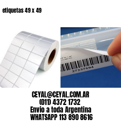 etiquetas 49 x 49