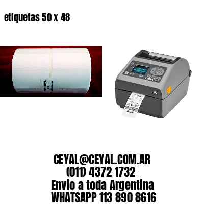 etiquetas 50 x 48