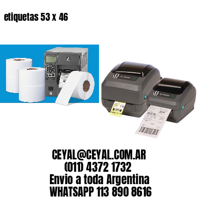 etiquetas 53 x 46