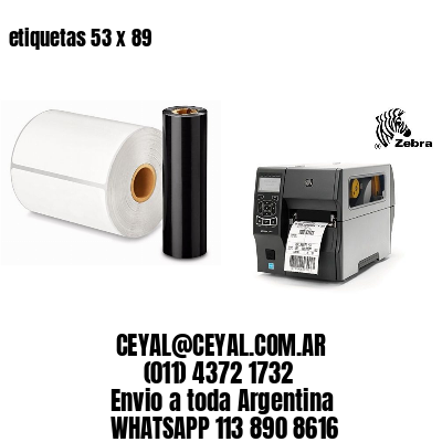 etiquetas 53 x 89