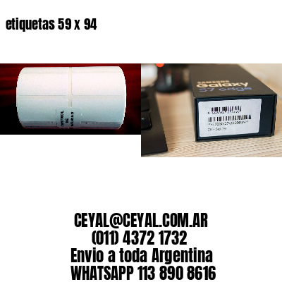 etiquetas 59 x 94