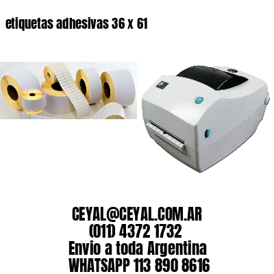 etiquetas adhesivas 36 x 61