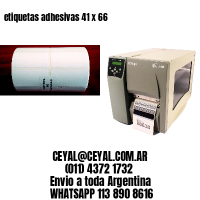 etiquetas adhesivas 41 x 66