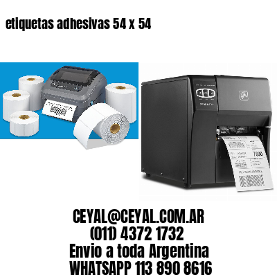 etiquetas adhesivas 54 x 54