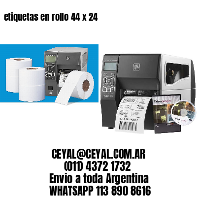 etiquetas en rollo 44 x 24